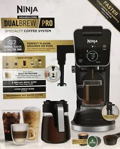 Ninja CFP301 Sistema Caffè Specializzato Dual Brew 12 Tazze, 4 stili di erogazione e Schiumatore - Foto 1 di 6