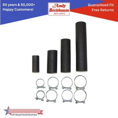 Kit de manguera de radiador cromada para 2 abrazaderas de cable Plymouth 1946-1948 Foto 1 de 4