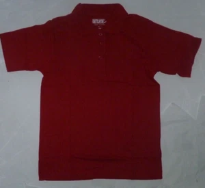 NEW 2 Pack Genuine Stuff School Uniforms Girls Youth Red Polo Shirt 14 NiP LF73 - Picture 1 of 2