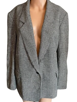 Koret Blazer女式38佩斯利职业办公室复古羊毛 — 第 1/4 张图片