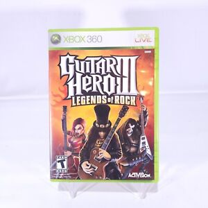 Guitar Hero III: Legends of Rock (Microsoft Xbox 360, 2007) Complete