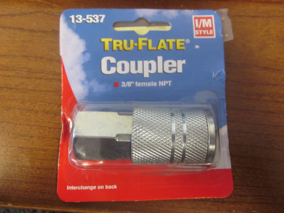 #13-537 TRU-FLATE COUPLER 3/8" FEMALE NPT (NEW)