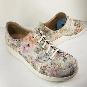 Zapatillas para mujer Finn Comfort Pordenone 7,5 multicolor patrón floral geométrico - Imagen 1 de 23
