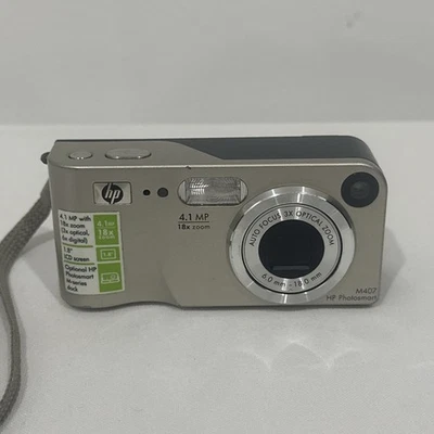 Câmera Digital HP PhotoSmart M407 4.1MP Zoom 18 X Funciona - Imagem 1 de 4