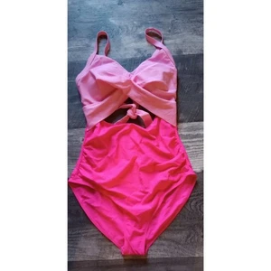 Unknown Label Women's Size Medium One Piece 2 Tone Swimsuit-NWOT - Picture 1 of 5