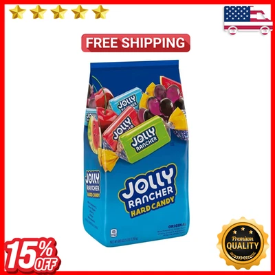 JOLLY RANCHER HARD CANDY Assorted Fruit Flavored Candies Bulk Bag 5-LB 360-PCS - Image 1 of 4