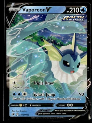 SWSH: Sword & Shield Promo Cards #SWSH150 Vaporeon V - Image 1 of 2
