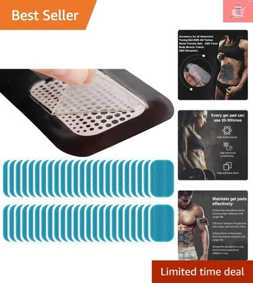 Almohadillas de gel de alta calidad (50/80 piezas) para entrenadores abdominales - reemplazos confiables Foto 1 de 4