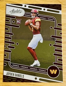 2024 Panini Absolute Jayden Daniels Rookie RC #102 Washington Commanders - Picture 1 of 2