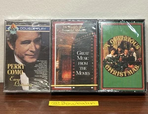 Perry Como + Music From Movies + Christmas ( Cassette Set 1992 ) New Vtg Media ! - Picture 1 of 9