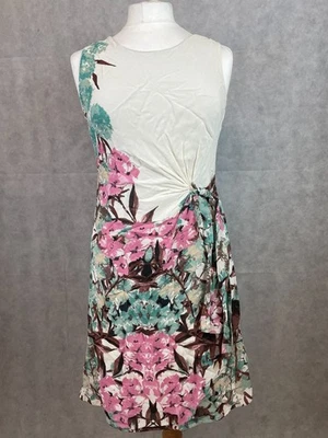 Vestido floral de verano sin mangas Laura Ashley - Reino Unido talla 12 Foto 1 de 4