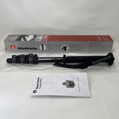 Manfrotto Aluminum Monopod 290 Series  Italy Two Size Mounting Screw, 1lb 3oz - Image 1 of 4