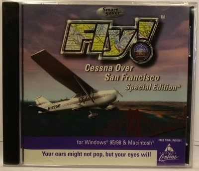 Video Game PC Fly Cessna Over San Francisco Special Edition NEW SEALED Jewel - Image 1 of 2