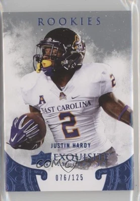 2014 Upper Deck Exquisite Collection Rookies 2015 /125 Justin Hardy #ER-HJ - Image 1 of 2