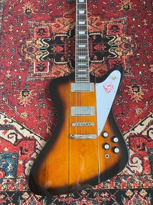 Custom 2 Pickups Firebird Electric Guitar Vintage Sunburst Rosewood Fingerboard - Image 1 of 4