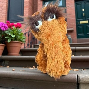 Vintage Snuffy Snuffleupagus Plush Knickerbocker Sesame Street 14" Fluffy, Clean - Picture 1 of 12