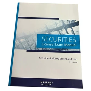 Kaplan Securities Investment Essentials (SIE) License Exam Manual, - LIKE NEW - Picture 1 of 2