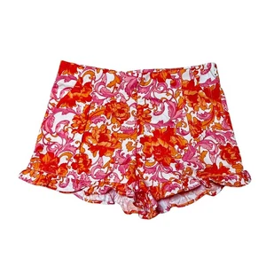 NWT Janie and Jack Floral Egg Ruffle Hem Shorts Size 6 - Picture 1 of 4