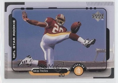 1998 Upper Deck NFL Star Rookie Skip Hicks #26 Rookie RC - Image 1 of 2