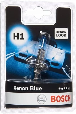 BOSCH H1 12V 55W Xenon Blue Headlight Bulb P14.5s 1987301011 Car Lamp - Image 1 of 4