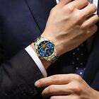 POEDAGAR Luxury Man Wristwatch Waterproof Luminous Chronograph Watch for Men