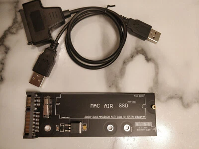 Adaptador Sintech 18Pin Apple SSD a SATA/USB - MacBook Air 2010-11 multimodelo Foto 1 de 3
