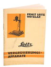Vintage Leitz Leica Brochure Enlargers List Photo 2451 a