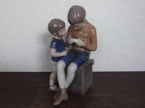 DEKORATIVE PORZELLANFIGUR "TOM&WILLY" NR:1648 VON BING&GRÖNDAHL  #9924 - Bild 1 von 6