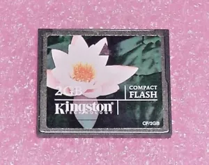 NEW KINGSTON 2GB Flash CF CompactFlash TYPE 1 Memory Card 2 GB - Picture 1 of 2