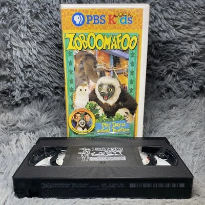 Zoboomafoo - Play Day at Animal Junction VHS Tape 2000 PBS Kids Show Rare - Image 1 of 4