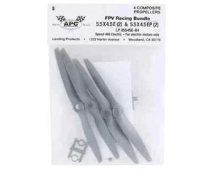 APC 05545E-B4, 5.5x4.5E MultiRotor 2 Blade Propeller Bundle (Gray) (2CW/2CCW) - Picture 1 of 1
