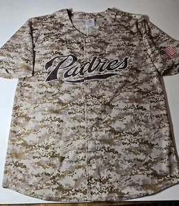 MATT KEMP #27 MLB San Diego Padres BDA Jersey Size X-Large Brown Camouflage - Picture 1 of 11