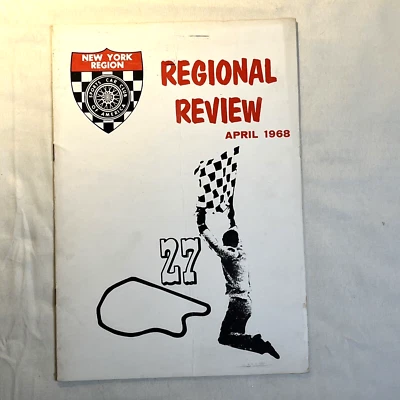 Regional Review Magazine New York Region Sports Car Club Of America April 1968 - Image 1 of 4
