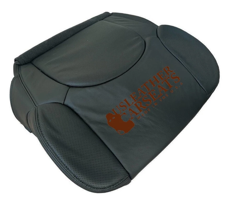 Cubierta de asiento de cuero perf inferior del lado del conductor negra para Nissan Pathfinder 2007-2010 Foto 1 de 4