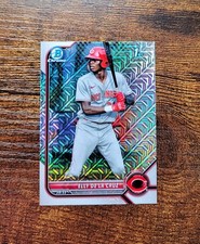 Elly De La Cruz 2022 Bowman Chrome 1st Mojo Refractor Prospect Reds #BCP-50
