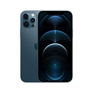 Good Condition Unlocked Apple iPhone 12 Pro 128GB - Pacific Blue - 1 Yr Warranty - Picture 1 of 1