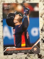 2023 TOPPS NOW MLB CARD HOUSTON ASTROS JOSE ALTUVE #821 HIT 3 HRs IN 3 INNINGS