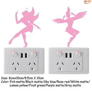 *2 Fairies light switch stickers Removable wall stickers Best Gifts Presents - Picture 1 of 1
