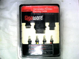 Gigaware Universal Composite / S Video Gaming Cable for PS3 Wii XBOX 360 2601434 - Picture 1 of 3