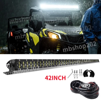 Kit de cables combinado de barra de luz LED Fit Can-am Maverick Trail/Sport 1000 800 techo 42"" Foto 1 de 4