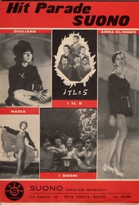 HIT PARADE SUONO - Robinson - BEAT - GUESS WHO FRANCINE SARRAL 1966 SHEET MUSIC - Picture 1 of 2