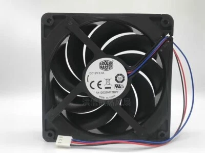 COOLERMASTER FA12025M12BPF DC12V 0.3A 120*25MM 3-Pin Cooling Fan - Image 1 of 3