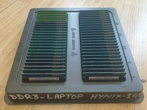 50GB Hynix (50x 1gb) RAM MEMORY DDR3-1Rx8 PC3-10600S (ALL matching sticks TRAY) - Picture 1 of 8