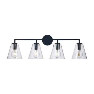 Trans Globe Lighting 22244 Terrance 4 Light 35 Wide Bathroom Vanity Light - - Picture 1 of 7