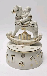 Lenox China Jewels Musicals Winter Wonderland Rotating Music Box - Picture 1 of 11