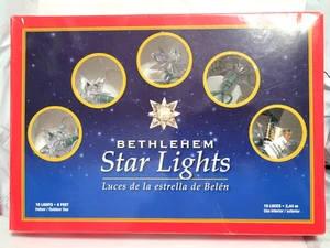 Vintage Bethlehem Star Light Set 8 ft. - 10 Stars/Lights Christmas, NEW !! - Picture 1 of 8
