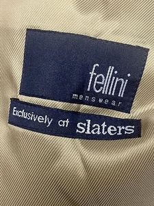 FELLINI Menswear 2Buttons Notched Linen Blazer Mens UK40R- EUR/50/U.S/40R” - Picture 1 of 24
