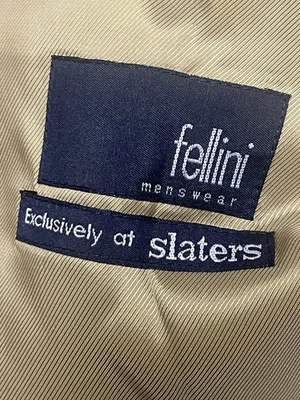 FELLINI Menswear 2Buttons Notched Linen Blazer Mens UK40R- EUR/50/U.S/40R” - Image 1 of 4