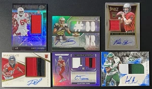 6 Card RPA Rookie Patch Auto Football Lot Immaculate, Obsidian, Origins & More - Picture 1 of 18
