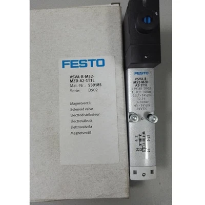 one New FESTO VSVA-B-M52-MZD-A2-1T1L 539185 solenoid valve spot stock - Image 1 of 2